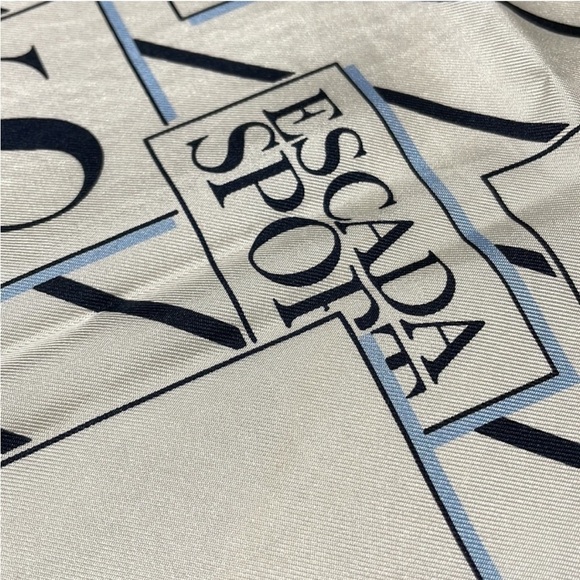 ESCADA SPORT 17x17 silk scarf - Picture 4 of 6